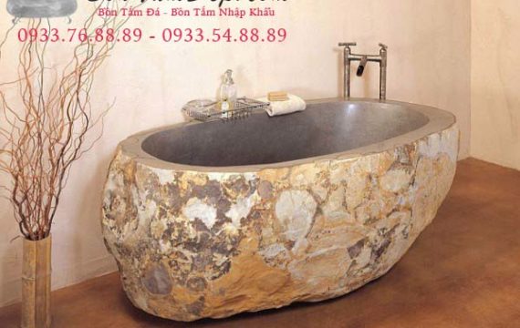 Bồn Tắm Đá Bazan Nguyên Khối – BTD 24